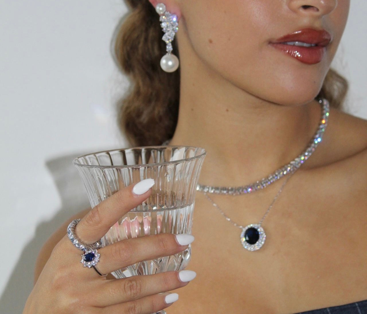 IDEE REGALO: SPLENDIDI SET DI GIOIELLI IN ARGENTO CON ZIRCONI PER LEI