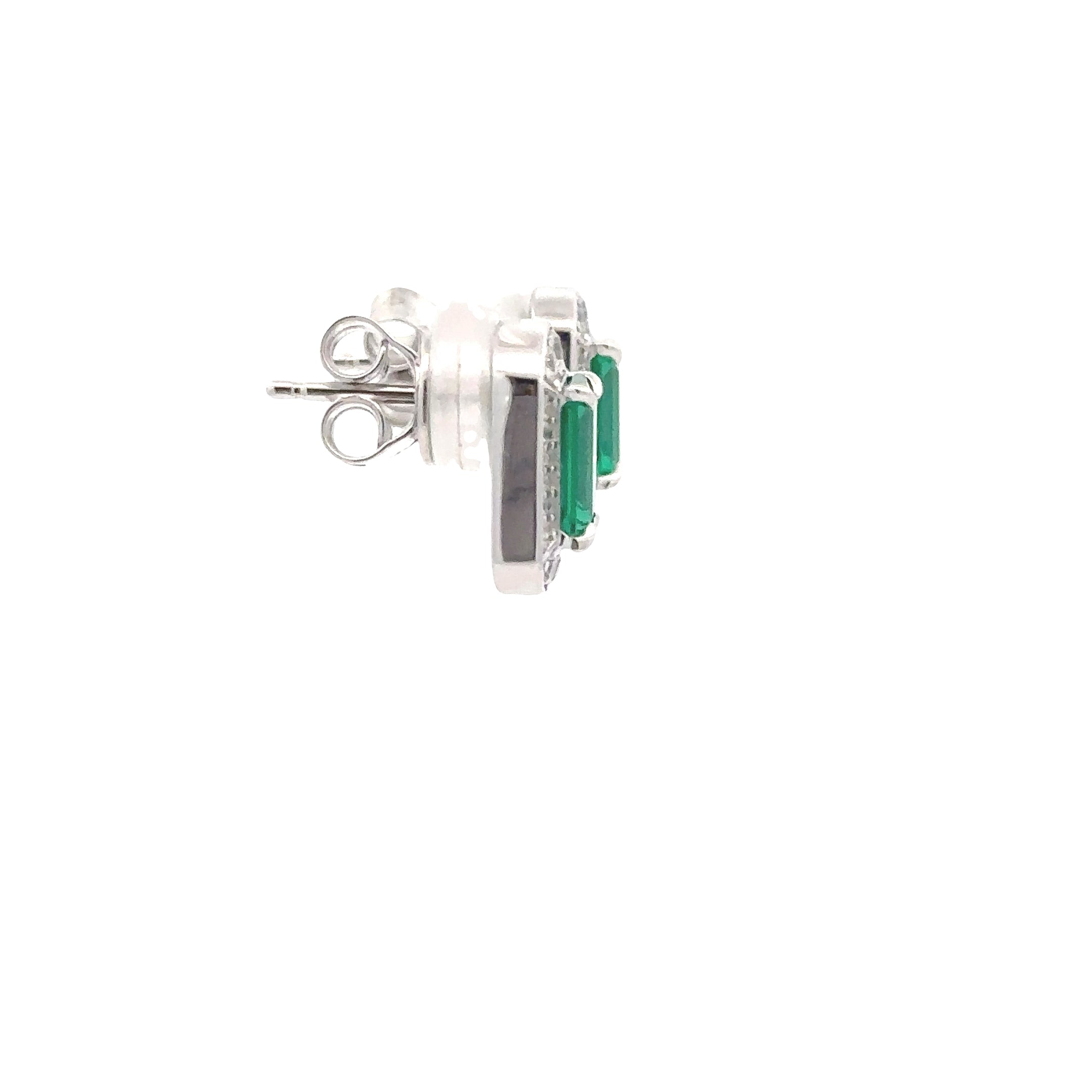 GREEN 925 EARRINGS