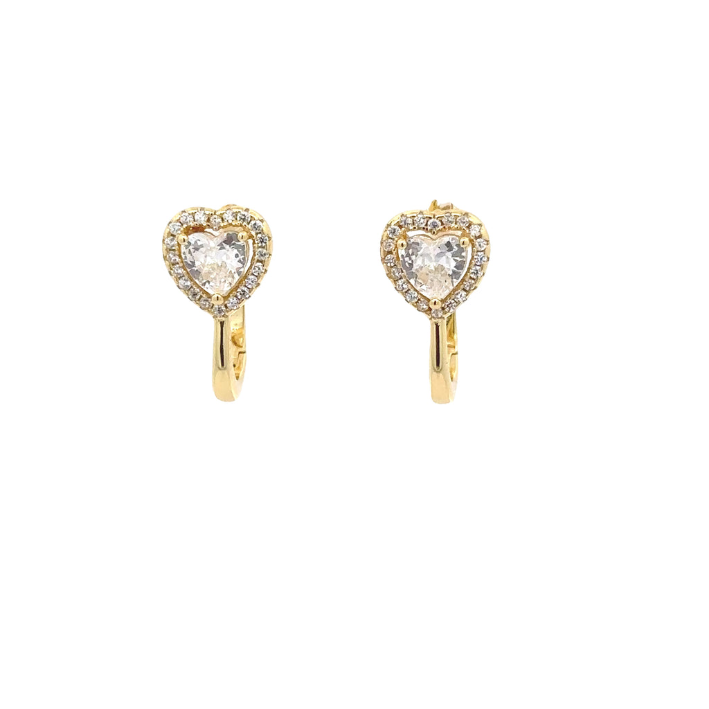 925 HEART MINI EARRINGS