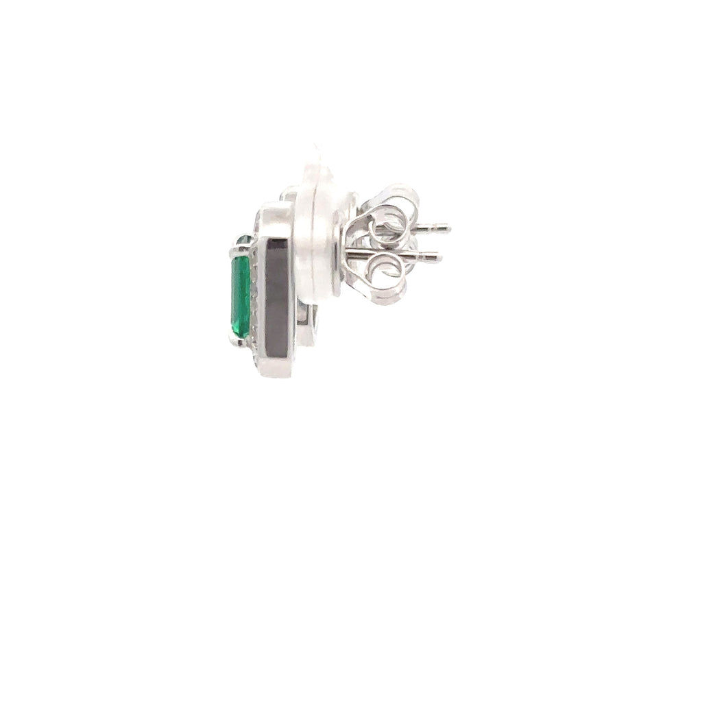 GREEN 925 EARRINGS