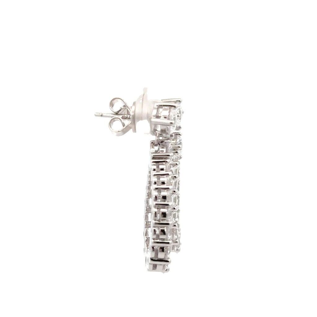 WHITE DROP EARRINGS 925
