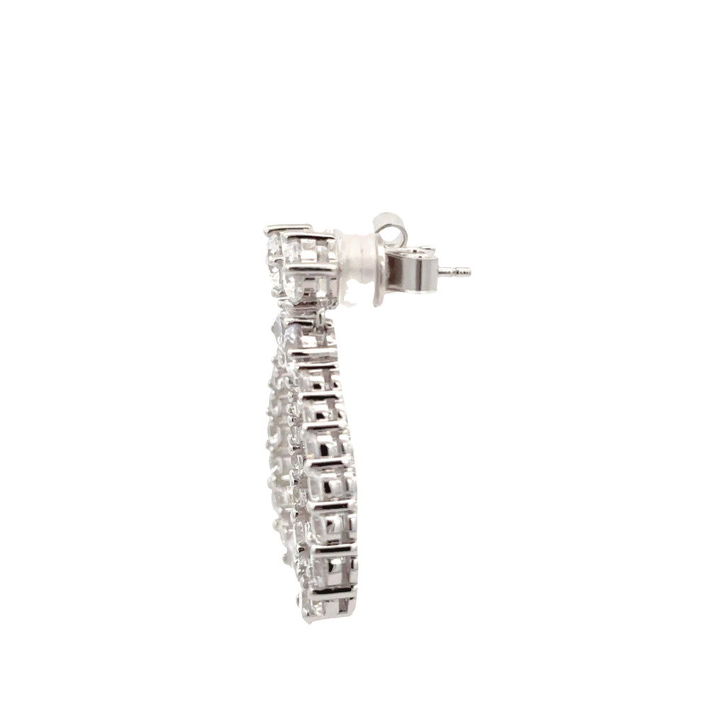 WHITE DROP EARRINGS 925