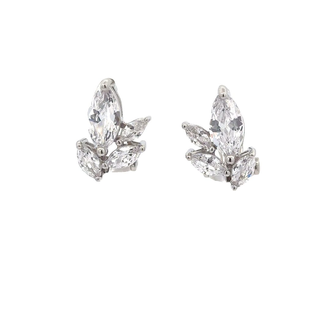 SILVER LEAF EARRINGS