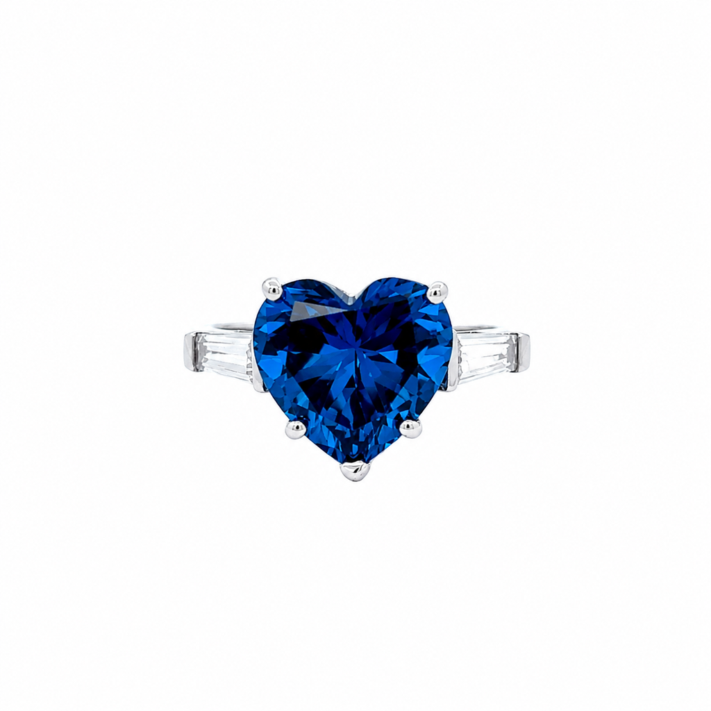 BLUE HEART RING