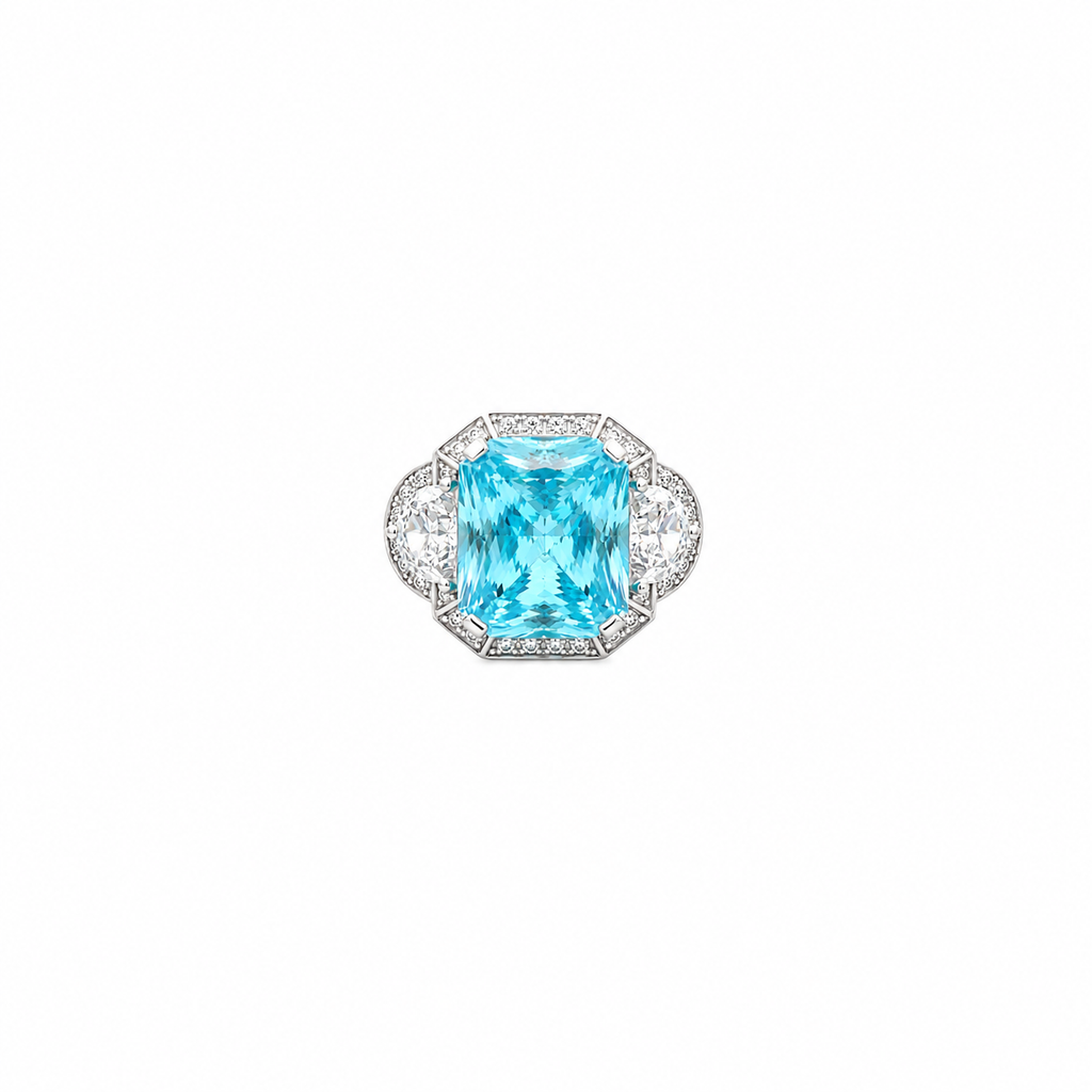 CRYSTAL AZURE RING