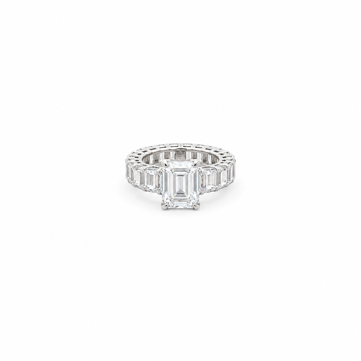 IMPERIAL RADIANCE RING IN 925 STERLING SILVER & ZIRCONIA