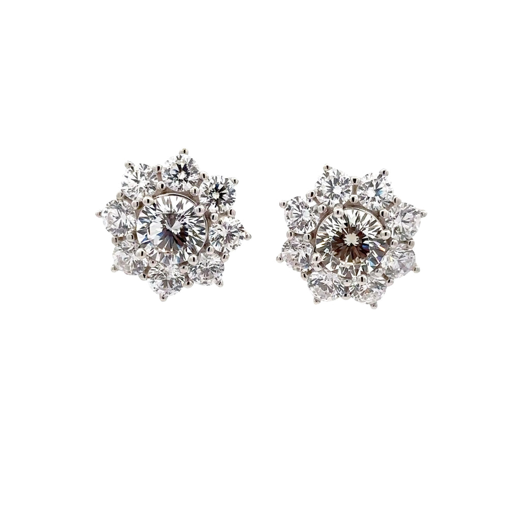 925 FLOWER EARRINGS