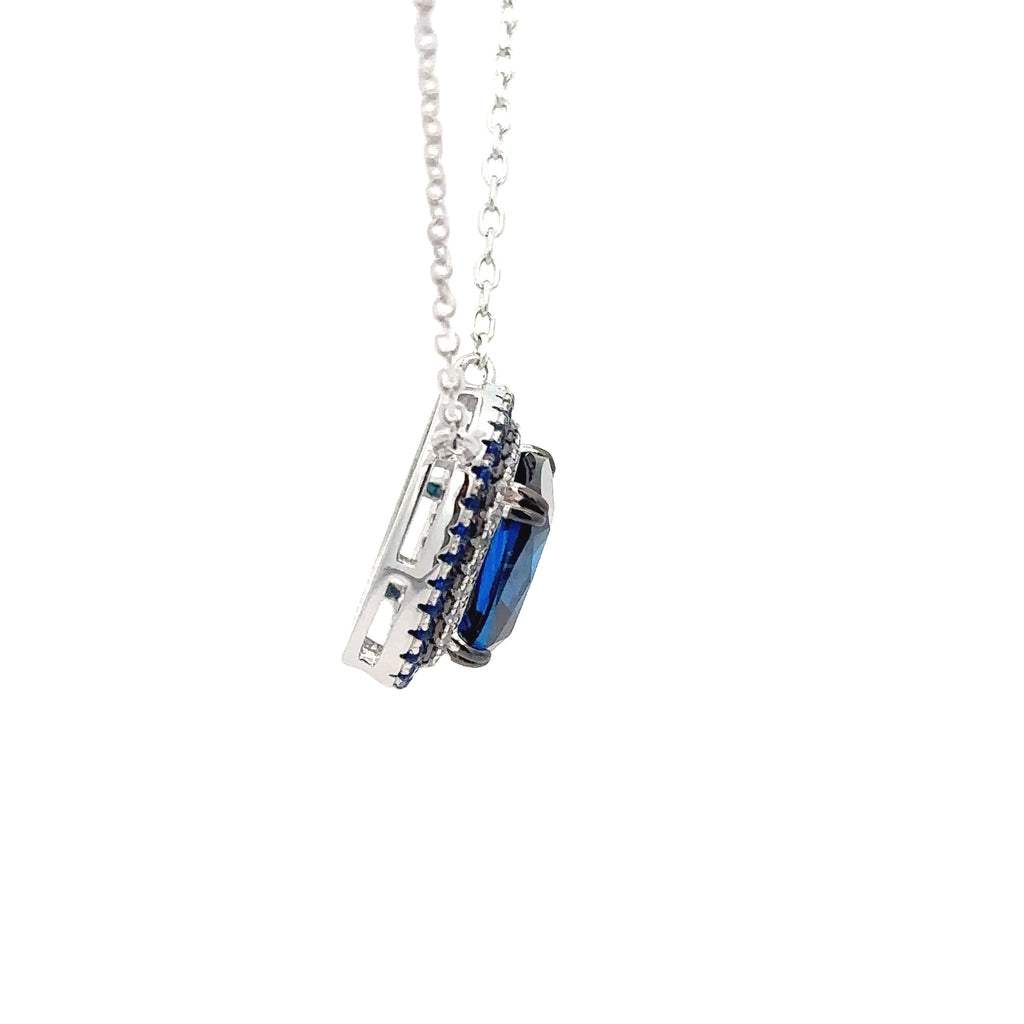 BLUE GEMSTONE PENDANT