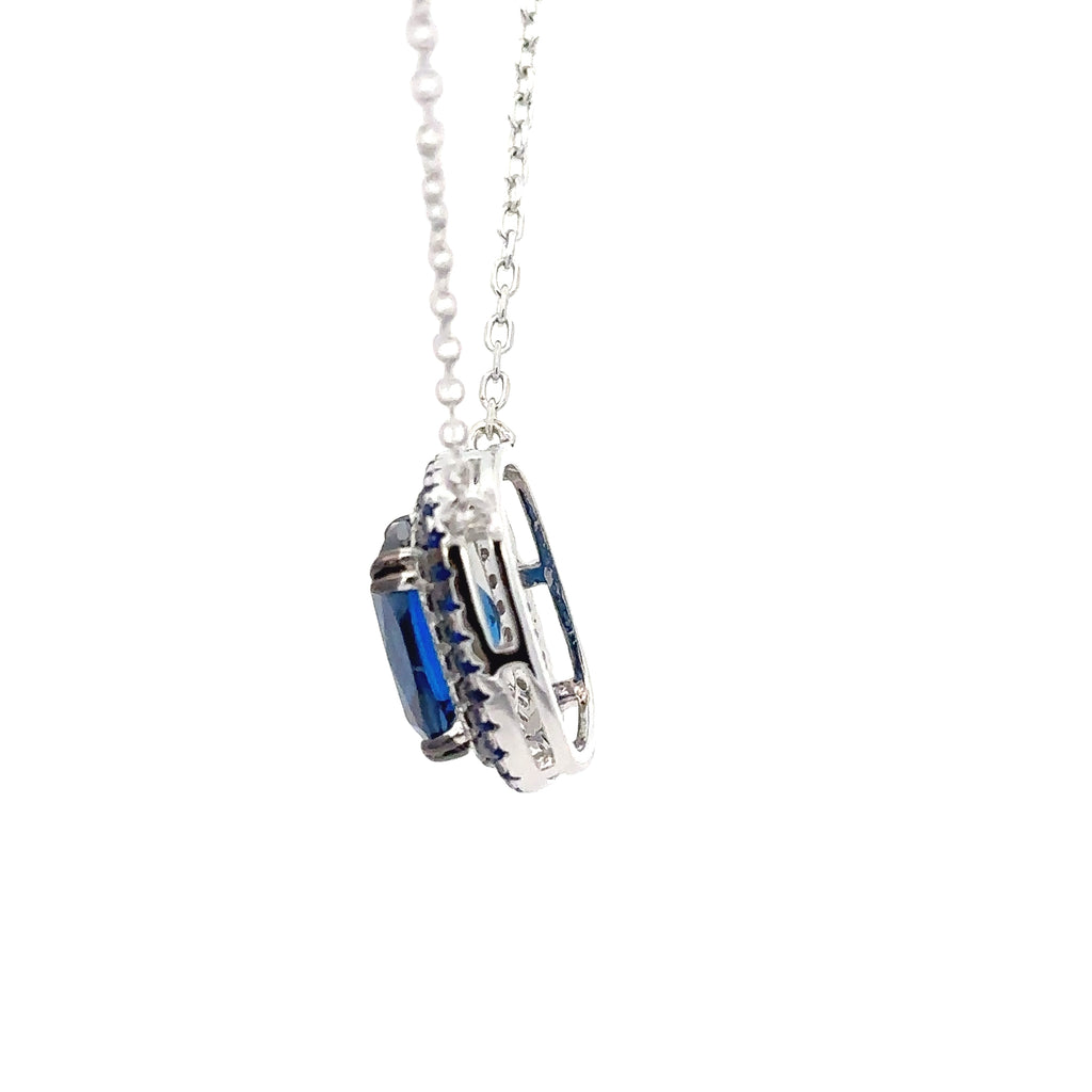 BLUE GEMSTONE PENDANT