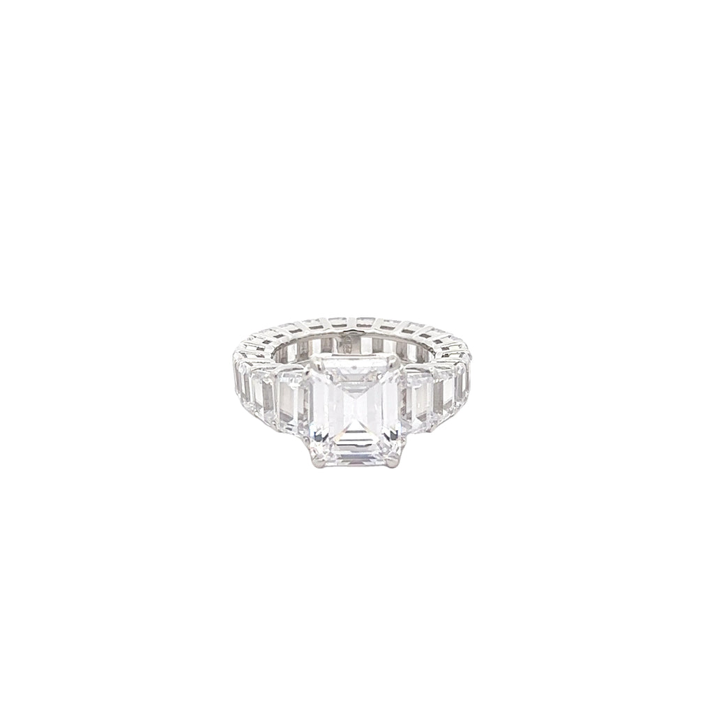 IMPERIAL RADIANCE RING IN 925 STERLING SILVER & ZIRCONIA