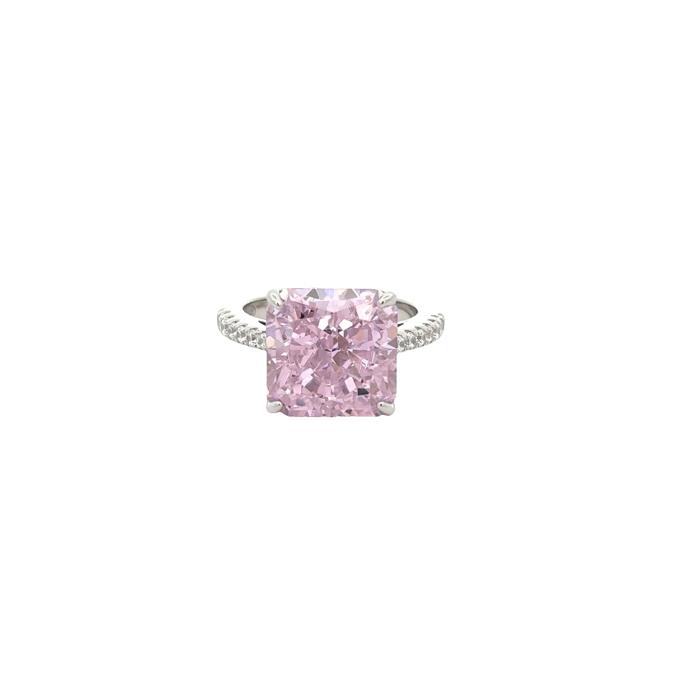 BLUSH ROYALE RING IN 925 STERLING SILVER & ZIRCONIA